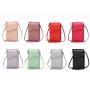 HR193 New Buckle Mobile Phone Bag Ladies Mini Soft Face Small Irregular Bag Casual Outdoor Simple Zipper Buckle Crossbody Bag