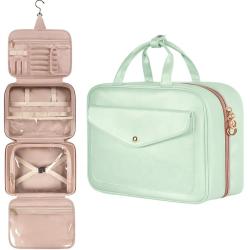 Private Label Cosmetic Bags Layers Quilted Portable Beauty Storage Bags Organization Travel Multiple Waterproof Toiletry Handbag