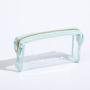 Keymay Candy Color Travel Pouches Waterproof Cosmetic Bags PVC Transparent Zippered Toiletry Bag Portable Clear Makeup Bag