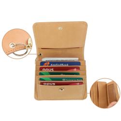High quality leather men wallets slim front pocket wallet card holder pu men's wallet with coin purse