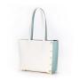 2024 Wholesale Genuine Leather Tote Bag For Women Luxury With Rivets Contrast Color