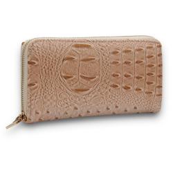 High quality customized full grain genuine crocodile genuine leather coin card women purses