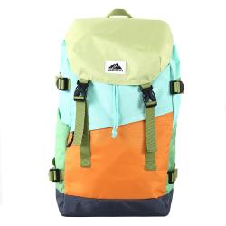 CHANGRONG Custom Casual color block recycled rpet polyester design backpack for Men
