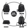 2024 new simple women's fashion bag back large capacity travel retro PU multi-pocket backpack