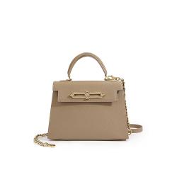 Newest Trendy Fashion Luxury Ladies Hand Bags Vegan Pu Leather Handbags For Women Unique Twist Metal Lock Womens Handbags