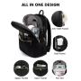 LOVEVOOK OEM ODM Custom Logo 15.6 17 Inch Women Travel Laptop Backpack with USB Anti-Theft Waterproof School Teacher Nurse Bags