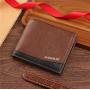 Men's Short Multi-Card Business Wallet Bag Waterproof Horizontal Design with Open Closure Cross-Border Fashionable Accessory