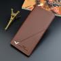 OEM820 Long Slim Wallets Card Holder Business 3 Fold Multi Card Men's Wallet PU Leather Coin Purse ID Credit Card Holder
