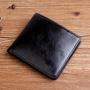 Oil Wax Card Holder Wallet Leather for Men New Design Wallets Short Bifold Erkek Cuzdan Soild Men Purse Lady Wallet Bags Women