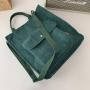 2024 classic autumn and winter corduroy bags handbag simple literary large capacity shoulder crossbody bag