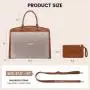 LOVEVOOK wholesale custom ladies stylish college waterproof PU leather business laptop briefcase for women shoulder tote handbag