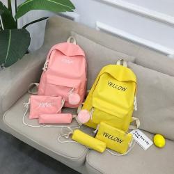 3 In1 Backpack New Korean Backpack Fashionable Schoolbag For Primary And Secondary School Students Large Capacity Travel Bag