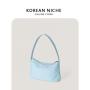 2024 New Simple Versatile Women Hand Bag Candy Nylon Underarm Shoulder Bag Korean Style Fashion Handbags for Ladies