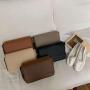 2024 Design Bag Women's New Fashion Casual Pu Leather Single Shoulder Crossbody Small Square Bag Sac A Main