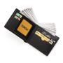 ZR728 Men Short Wallet Card Holder Card Positions Case Open Frosting Purse Retro Money Clip Billfold Dollars PU Open Wallet