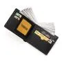 ZR728 Men Short Wallet Card Holder Card Positions Case Open Frosting Purse Retro Money Clip Billfold Dollars PU Open Wallet