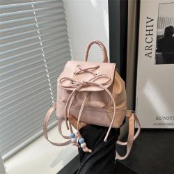 Ballet Style Bowknot Shoulder Bags Ladies 2024 New Girls Cute Backpack Students Lightweight Travel Backpacks
