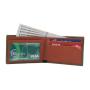 Genuine Leather Minimalist Classic Men Wallet Embossed RFID Bifold Leather Wallet For Men