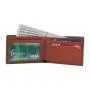 Genuine Leather Minimalist Classic Men Wallet Embossed RFID Bifold Leather Wallet For Men