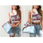 ladysky fashion ladies handbag quality designer bag for women large capacity female hand bag ladies jeans tote bag factory 33 cm