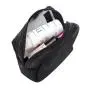 Gelory Portable Foldable Zipper Black Mesh Makeup Pouch Bag Travel Cosmetic Organizer Case Bag