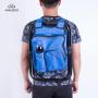 Multifunctional Folding Fishing Blue Cooler Backpack Camping Chair Stool Backpack with Cooler Insulated Picnic Bag