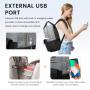 LOVEVOOK Waterproof school bags Student computer bag with USB 2023 Business Travel Custom 15.6inch women men laptop backpacks