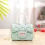 2022 New fashion women's shoulder bags single chain shoulder bag  pearls kid Candy PVC Jelly bags women handbags with diamonds