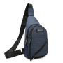 High Quality Simple Multi-Layer Casual Messenger Bag Fashion Solid Color Single Shoulder Bag Men Chest Bag