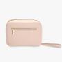 Custom Fashion Storage Bag With Multi Elastic Slots Pocket Function Pink Travel Electronics Cable Organizer Bag
