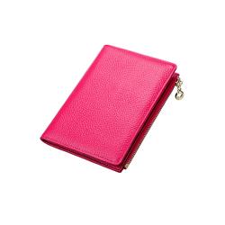 RFID Blocking Premium PU Leather Passport Holder Travel Wallet Cover Case With Zipper Coin Pocket