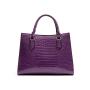 2024 Custom Crocodile Vegan Leather Hand Bag For Women Ladies With Clutch Purse