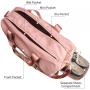 Hot sale Custom Fashion Customized Logo Large Capacity Pink Duffle Bags Gym Man Women Waterproof Sports Travel Duffle Bag
