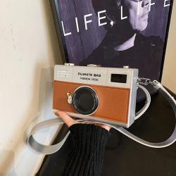 Personalized and creative mini camera messenger bag retro versatile crossbody shoulder bag new chain small square bag