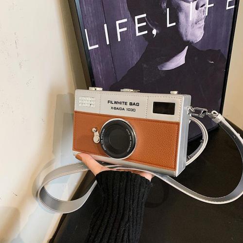 Personalized and creative mini camera messenger bag retro versatile crossbody shoulder bag new chain small square bag