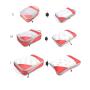 New Fashion Lightweight Compressible Folding Travel Luggage Organizer Bags 4 Pcs Packing Cubes Travel Bag Set