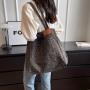 Large capacity 2024 new versatile one shoulder tote bag