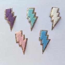 Wholesale Factory Cute Letter 3M Stick Alphabet Chenille Patches Letters Chenille Patches Patch Chenille