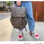 PU Leather Backpack Purse  Women Fashion Multipurpose Design Handbag Ladies Men Shoulder Bags Travel Backpack