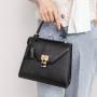 2024 Retro New Style Premium Texture Women Cream Color Pu Leather Square Handbags Hot Selling Shoulder Bags For Ladies