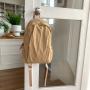 Logo 2024 Hot Wholesale Cream Student Backpack Lightweight Simple Fashion Girls Backpack Large Capacity Nylon Material Schoolbag