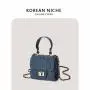 Wholesale Denim Material Zipper Mini Handbag Small Capacity One shoulder Crossbody Portable Bags Women Shoulder