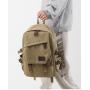 ZF161 New Leisure Backpack Outdoor Men Travel Bag Fashion Retro Canvas Shoulder Bag Large Capacity Waterproof Student Schoolbag