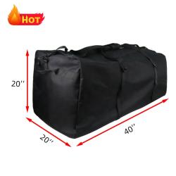 100% Carbon Filter Lined Extra Large Travel Water Resistant Heavy Duty Smell Proof Backpack Duffle Bag