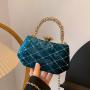 Ladies Velvet Clutch Small Designer Crossbody Bags Luxury Handle Party Evening Women Velvet Bag Handbag