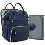 LOVEVOOK All-in-One Travel Diaper Bag Multifunction Large Nappy Bag with Changing Pad & Pacifier Case mummy baby diaper Bag