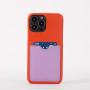 Custom Luxury High Quality Genuine Togo Leather Mobile Cell Phone Back Case Cover With Card Slots For Iphone 12 13 14 15 Pro Max