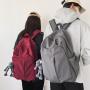 HR269 Trendy Fashion Unisex Couple Backpack Nylon New Outdoor One Shoulder Backpack Student Travel Leisure Simple Book Bag