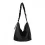 Spring Korean New Drawstring Shoulder Strap Pleated Bag Women's Casual Tote Messenger Bag Large Capacity Dumpling Crossbody Bag