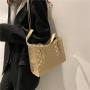 Diamond Lattice Embroidery Bolsas Para Mujer Fashion Large Capacity Women Tote Bags Vintage Designer Ladies Shoulder Bags